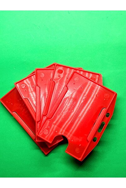 StormiStoretr Ecuson de identitate 5 pachet Carcasă roșie