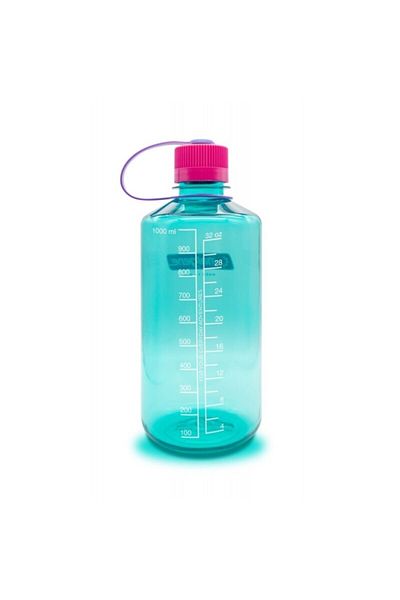 NALGENE زجاجة مياه سعة 1 لتر (فم ضيق) (تريتان) لركوب الأمواج