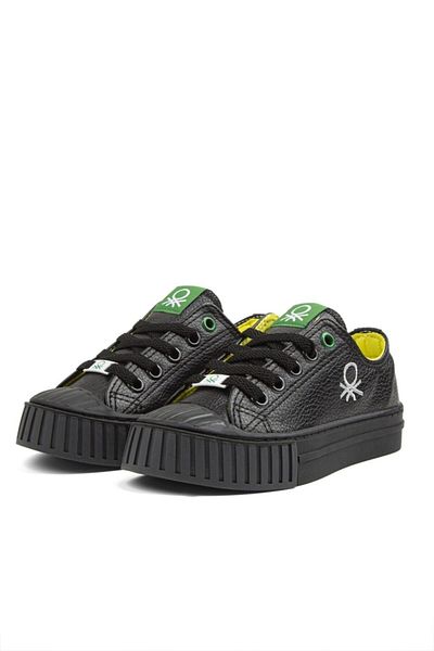 Benetton Bn-30557 Children's Sneakers Black-Grey