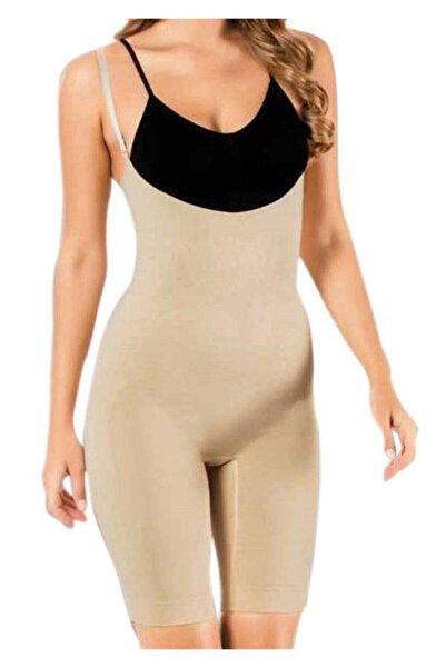 bejamonti Corset de damă bej lung