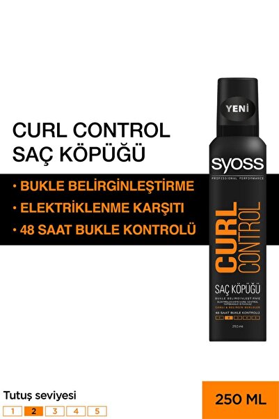 Syoss Deva Curl Control- Bukle Belirginleştirici&elektriklenme Karşıtı Köpük_250 Ml