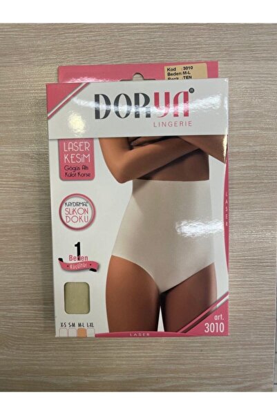 jilly jo Corset de damă, tăiat cu laser, cu talie înaltă, chiloți 3010