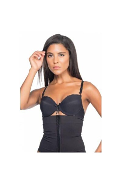 jilly jo Γυναικείος κορσές μέσης σε μαύρο χρώμα