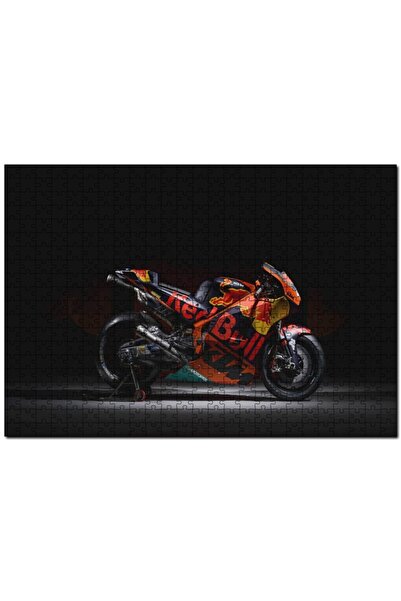 Cakapuzzle Suzuki Redbull Siyah Kırmızı Motorsiklet Karanlık 1000 Parça Puzzle Yapboz Mdf(ahşap)