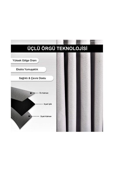 Perdelandistanbul Black Out Curtain, Blackout Curtain, Projection Screen, Bedroom Curtain