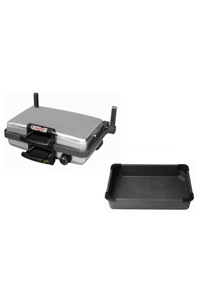 Şahur Jumbo Granite Grill Granite Pan- Silex Flatbread Grill Toast And Lahmacun Machine