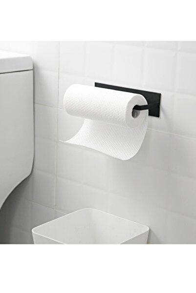 kraker Metal Mat Siyah Kağıt Rulo Havluluk, Peçetelik