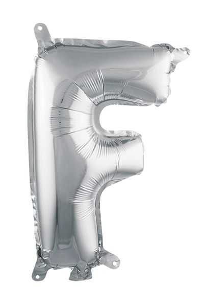 festival party store 36 Cm Foil Letter Balloon Letter F 16'' 36 Cm