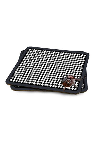 VİTELLİ Equestrian Antrasit 2'li Mdf Amerikan Servis