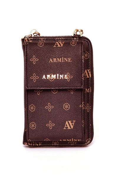 Armine 265 Wallet Brown Printed Women's Bag