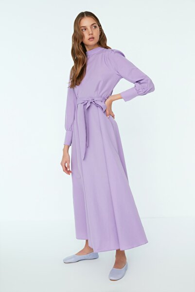 Trendyol Modest Dress - Purple - Basic
