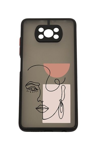 Merwish حافظة هاتف فاخرة لهاتف Xiaomi Poco X3 - Poco X3 Pro مع حماية لعدسة الكاميرا ونمط فني نسائي
