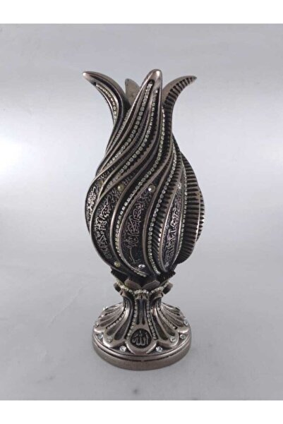 Hediye Seviyorum Lale Biblo Kristal Taş Bronz