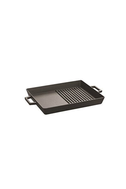 Lava مقلاة شواء بمقبض معدني - 26x32 سم