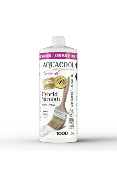 Aquacool Trend Hibrit Vernik Yarı Mat 1000 ml