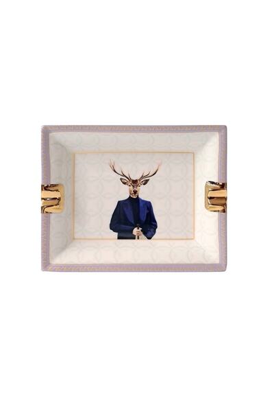 VİTELLİ Porselen Kül Tablası 17 cm