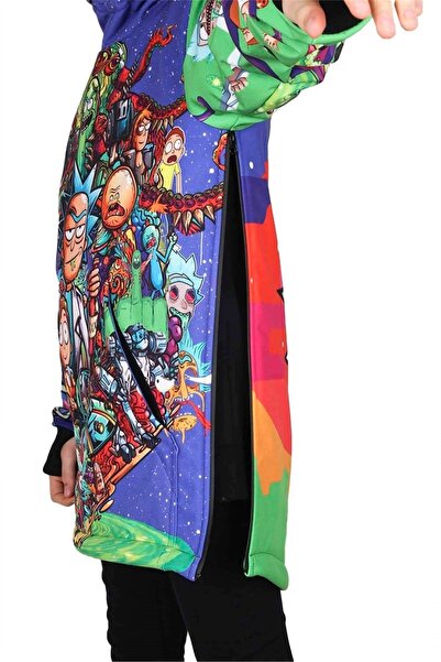 SNOWSEA Rick And Morty Çılgın Tasarım Çocuk Kayak, Kar Montu Ss7695