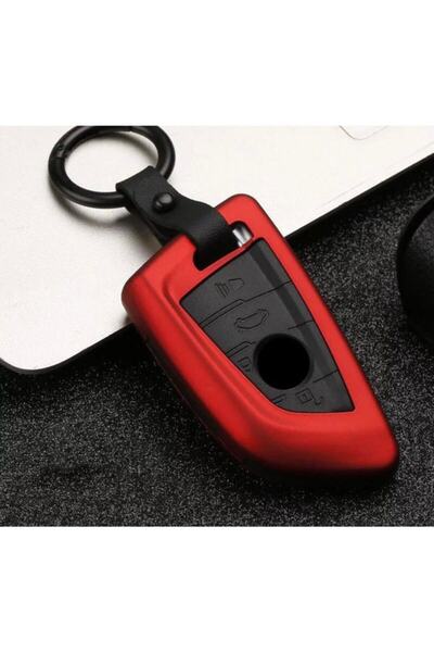 AYZ GARAGE بي ام دبليو فيلفيت - حافظة مفاتيح حمراء (4 مفاتيح)