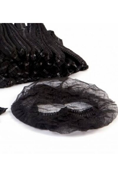 SARAY AMBALAJ Siyah Tela Bone (100 Adet) Tek Kullanımlık