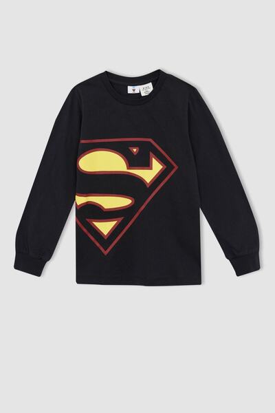 DeFacto Erkek Çocuk Superman Kısa Kollu Pijama Takım