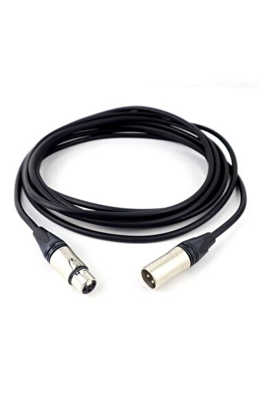 Klotz & Neutrik Balanslı Xlr Erkek - Xlr Dişi Hoparlör - Mikrofon Kablosu Siy...