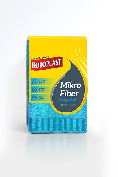 Koroplast Microfiber Bath Cloth 2 Pack