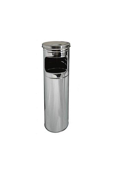 Avrupa Tedarik 1202 Stainless Steel No 2 Column Ashtray 15 Lt