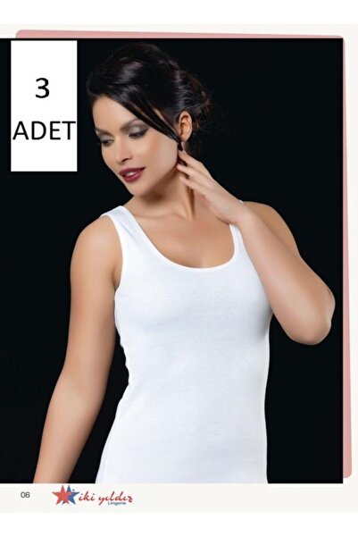 İki Yıldız Tricot de corp din bumbac cu curele groase, 3 piese, pentru femei