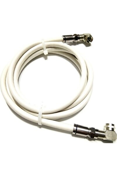 Crescent Digiturk F Konnektörlü Uydu Anten Kablosu L Tipi 90 Derece Full Hd 4k 3d Destekli 70 M Uyumlu