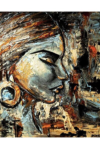 Marcel Kristal Tablo لوحة نسائية عصرية بفسيفساء ألماس من مارسيل - 41x51 سم