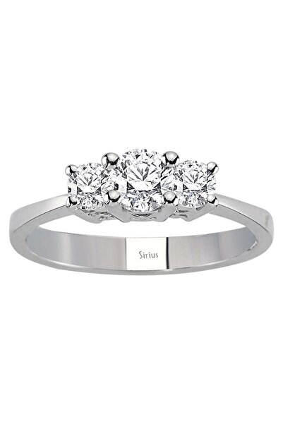Sirius Pırlanta F Renk 0,57 Karat Pırlanta Tria Yüzük