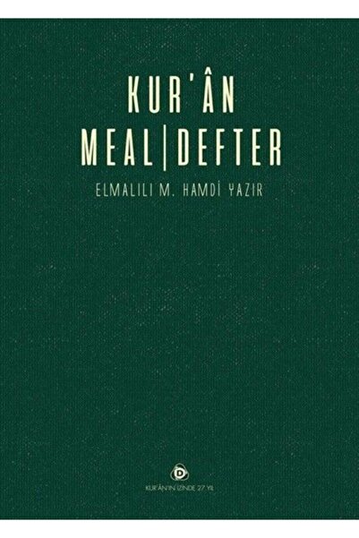 Genel Markalar Kuran Meal Defter Elmalılı Muhammed Hamdi Yazır