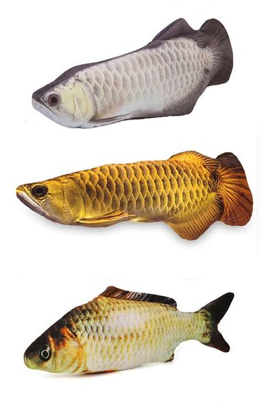 Mixpet 22 Cm Plush Cat Toy - Fish Shaped and Catnip