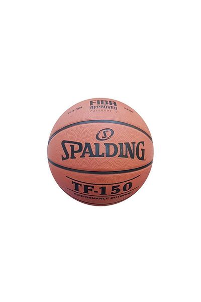 SPALDING Tf 150 Number 6 Basketball Ball - Performance Size 6 with Fiba Logo, 83 600 Fiba Pump, Orange