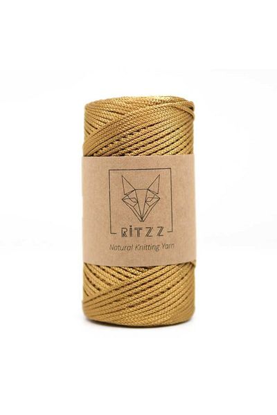 Ritzz Σχοινί μακραμέ νιφάδας / 2 mm / μουστάρδα