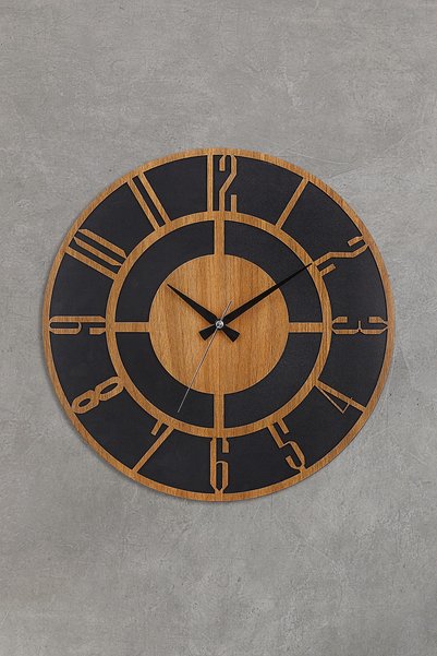 Muyika Design Muyika Bunnela Drveni MDF tihi mehanizam 41x41cm zidni sat Ads-41