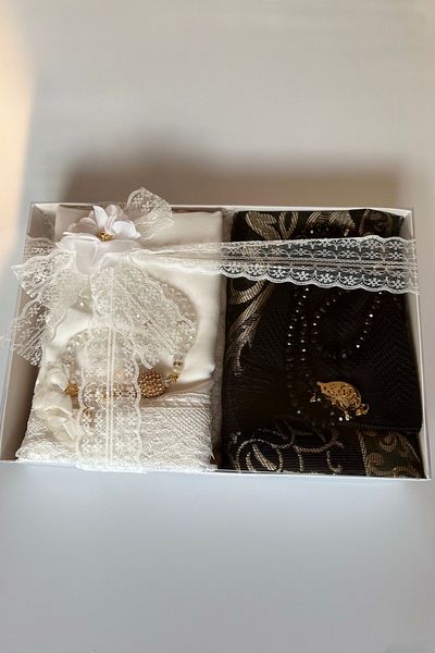 Markapolin Prayer Rug Bundle Set Bride Groom