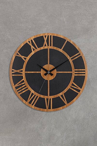 Muyika Design Muyika Roma Ahşap Yeni Koleksiyon Dekoratif Mdf Sessiz Mekanizm...