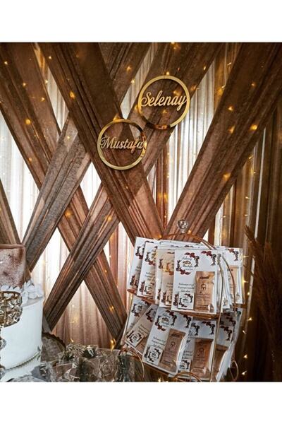 Pandas Ornament de ușă din plexiglas - Pentru logodnă, nuntă și nuntă cu henna