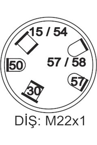 Genel Markalar Ns 10703 Erkunt Traktör Kontak Ve Kontak Anahtarı