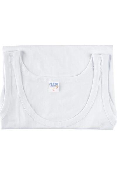 Tutku Poky Erkek Çocuk 6'lı Penye Pamuklu Askılı Atlet