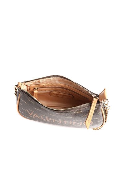 Valentino Shoulder Bag - Brown - Logo