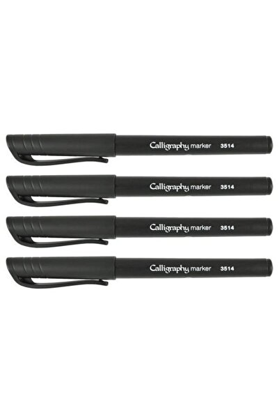 Koh-i Noor مجموعة أقلام تحديد الخط مكونة من 4 أقلام خط