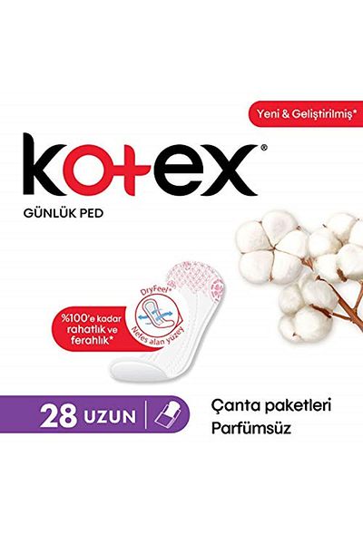 Kotex Anydays 28 Pack Long Daily Pads Eco - Category: Daily Pads