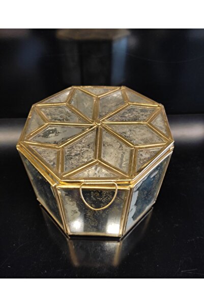 ROY KING Dekoratif Kutu 15.5x11.5cm Gold Altın