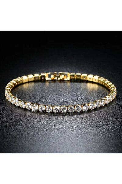 TREND COLLECTİON Kadın Lüks Su Yolu Altın Renk Kararmaz Çelik Bileklik