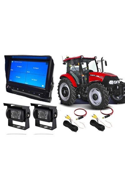 Navigold Biçerdöver Traktör Forklift V.b İş Makinelerine Uygun 2 Kameralı Kay...