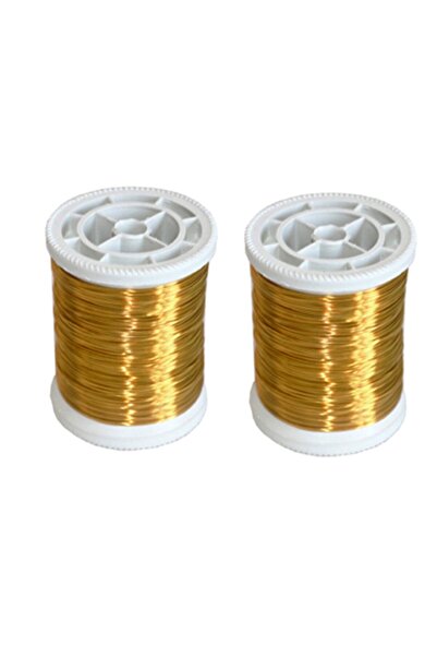 TUĞRA TABLO Bakır Tel ( 2 Adet ) Sarı 200gr. 300 Mt
