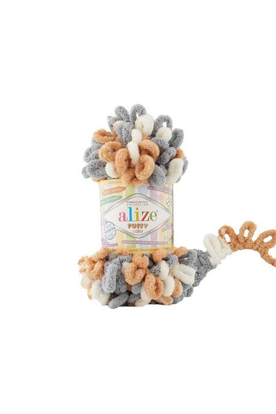 Alize Puffy Color 6395 (5 bucăți X 100 gr.) Ață de tricotat manual