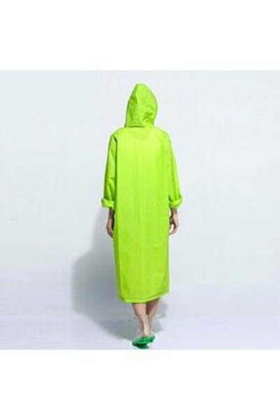 Marlux Women's Green Waterproof Eva Fabric Raincoat with Outfit